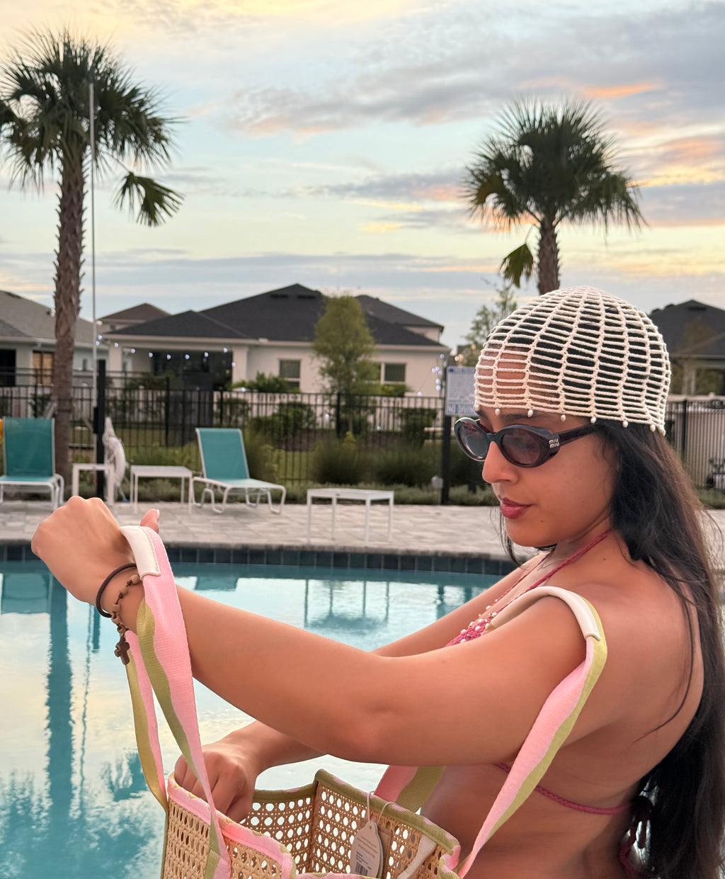Nacre Pearl Beanie